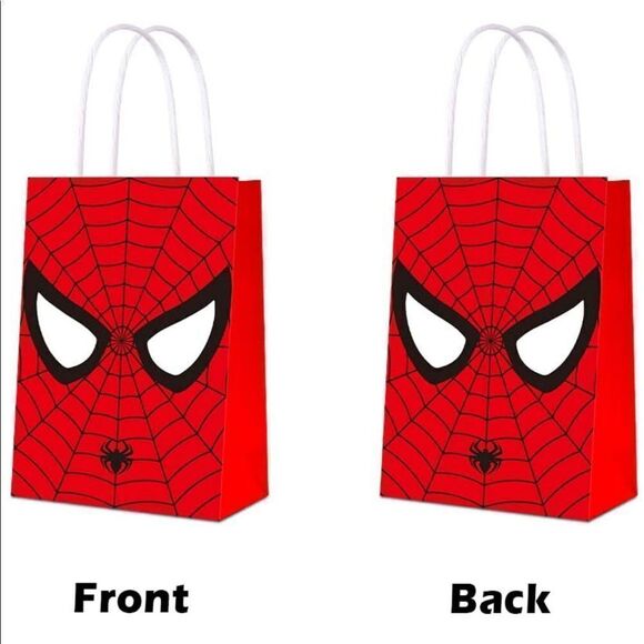 Superhero Spider Hero party bags set of 16 NWT - Picture 2 of 5